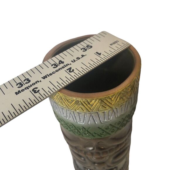 Munktiki Maori Stacker Mugs Cups Set 3 Ceramic Man Cave Tiki Bar - Picture 10 of 16